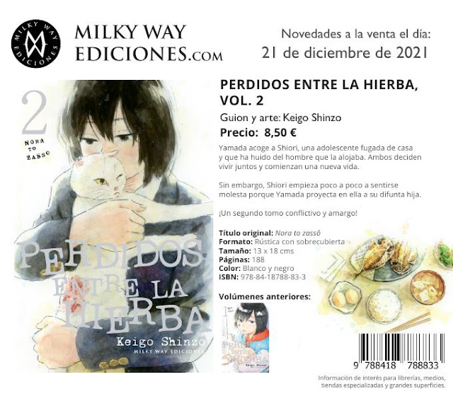 Milky Way Ediciones - Novedades Diciembre 2021