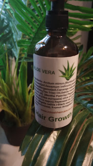 Discover Aloe vera hair growth oil by minah hair care.