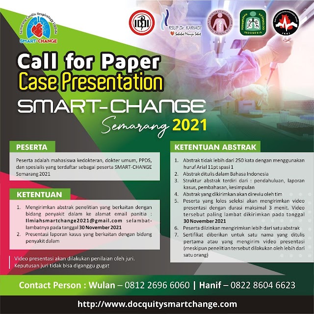 (SKP IDI) Virtual Workshop dan Symposium ”Smart-Change Semarang - Recent Advances and Future Challenges in Cardiopulmonary Management"