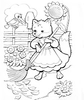 coloring pages to print - The Fox and the Stork