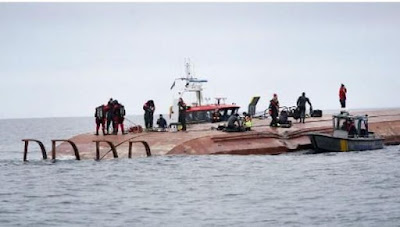 Sua orang ditangkap buntut tabrakan dua kapal kargo di laut baltik