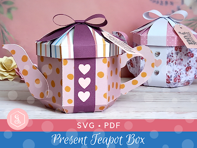 Present Teapot Box by Esselle Crafts