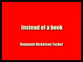 Instead of a book