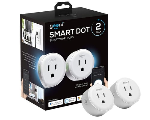 Geeni DOT Smart Wi-Fi Outlet Plug Works with Alexa and Google