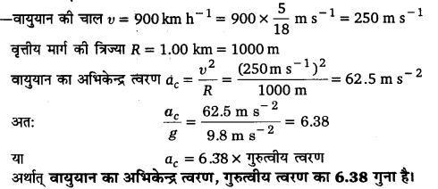 NCERT Solutions Class 11 भौतिकी विज्ञान Chapter-4 (समतल में गति)