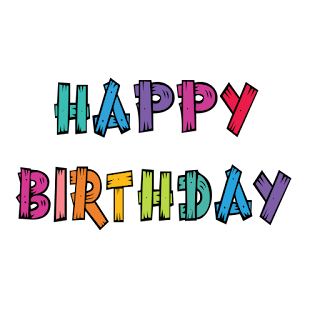 Happy Birthday hd png text design