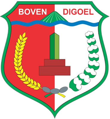 Logo / Lambang Kabupaten Boven Digoel - Latar (Background) Putih & Transparent (PNG)