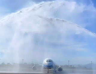 apa itu water salute dalam dunia penerbangan