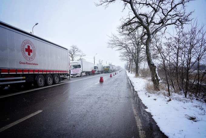 Ucraina, primi aiuti dalla Croce Rossa Italiana arrivati a destinazione