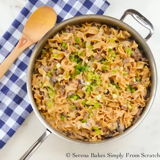 Recipe Photo for 30 Minute Skillet Beef Stroganoff