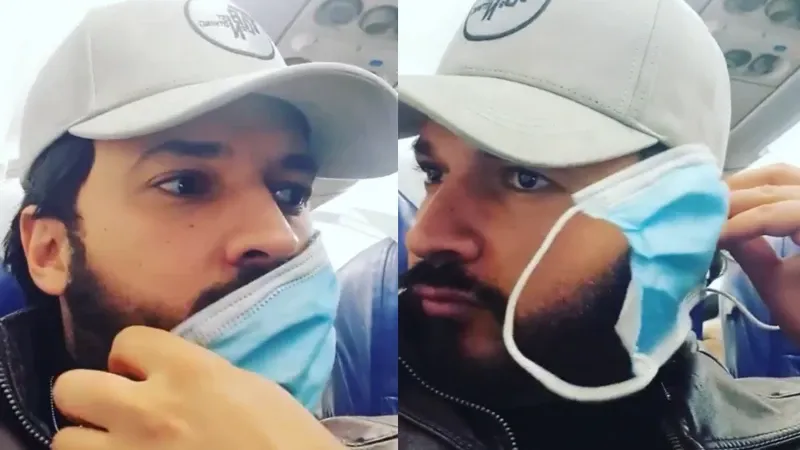 بالفيديو كريم الغربي يوثق مناوشة كلامية على طائرة الخطوط التونسية