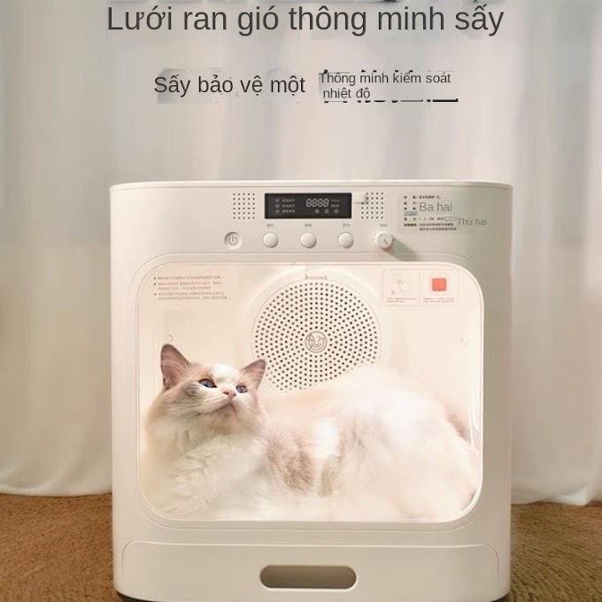 [ i2podwig4m ] Tự nhiên gió thông minh vật nuôi sấy hộp mèo tự động tắm máy nhà sử dụng nhỏ khô thần khí