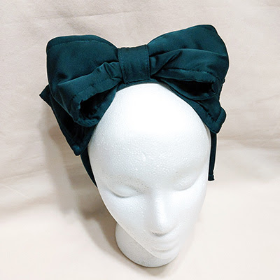 Solid Color Ribbon Head Bow (2020) Green