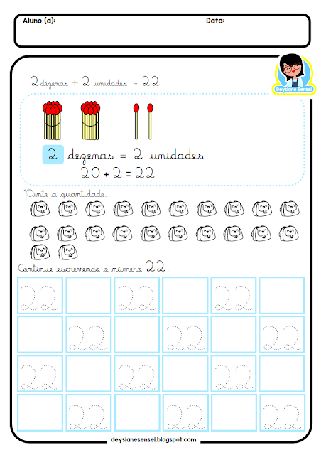 31 atividade de matemática dezena e unidade educação infantil pdf baixar e imprimir