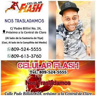 La tienda "Celular Flash" se muda a su nuevo local en la calle Padre Billini #24 en Barahona