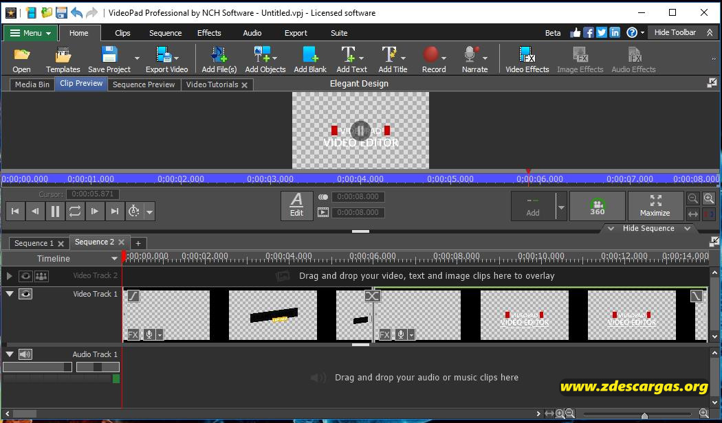 VideoPad Video Editor Full Español