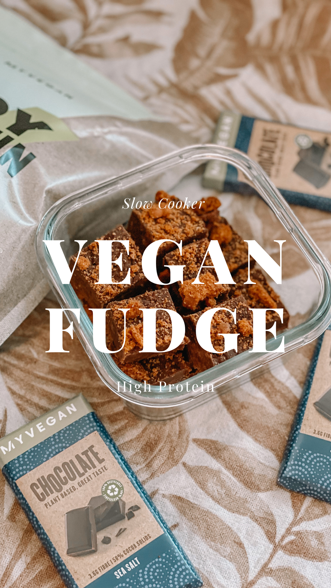 Slow Cooker Vegan Protein Fudge Recipe