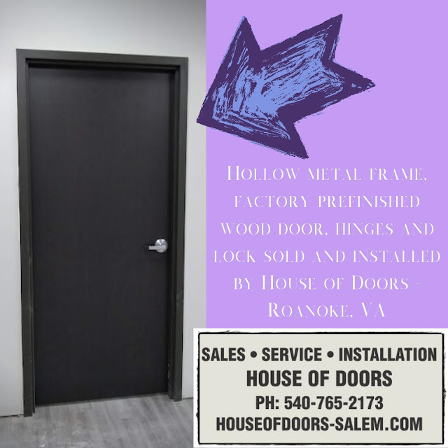 Steel frame and wood door by House of Doors - Roanoke, VA