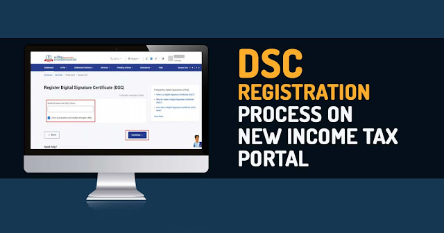 DSC Registration Process on New Income Tax Portal
