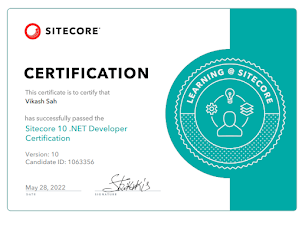 Sitecore 10 .NET Developer Certification