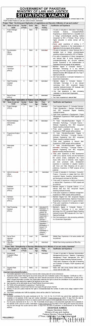Ministry of Law & Justice Latest Jobs 2021