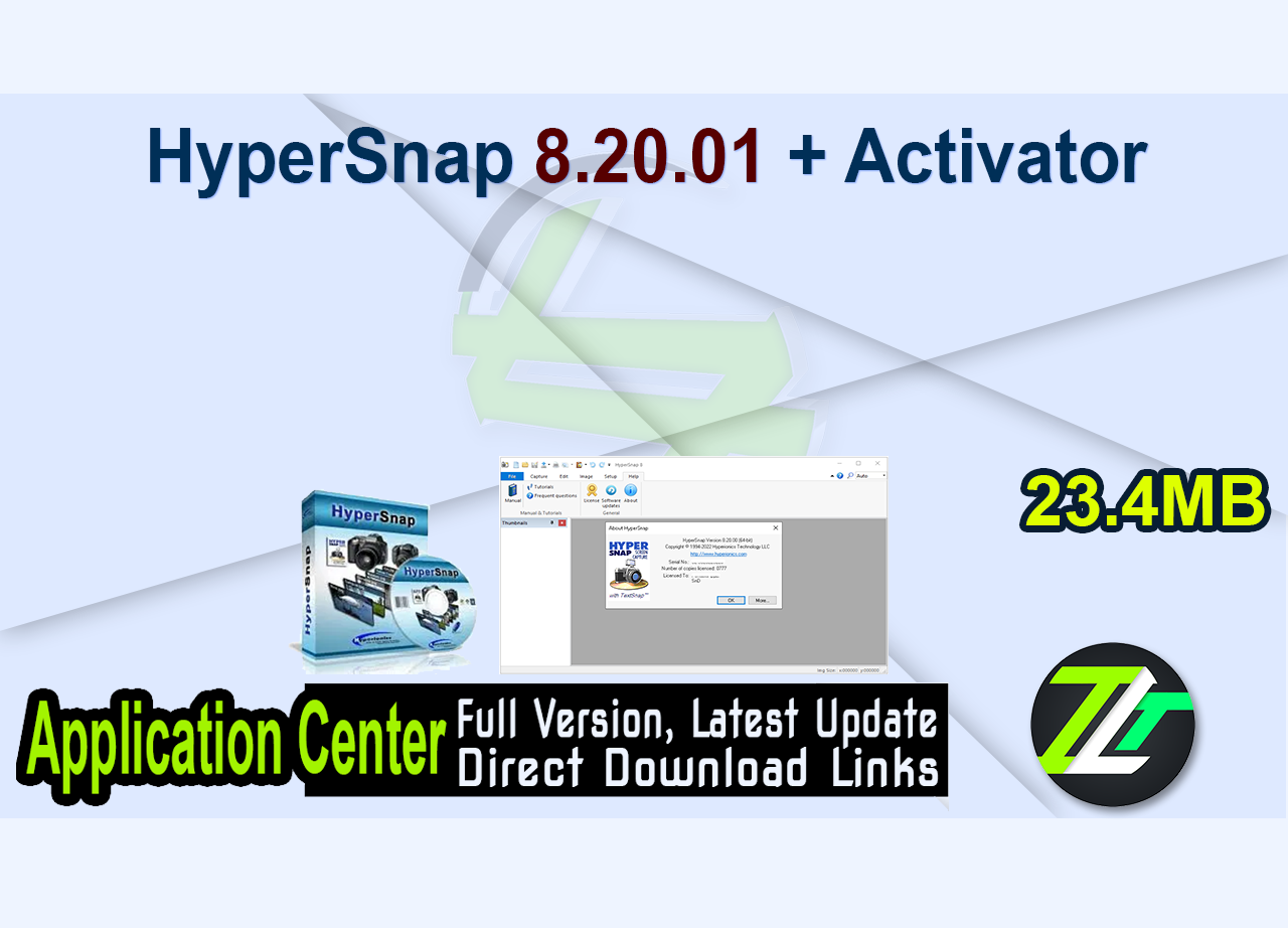 HyperSnap 8.20.01 + Activator
