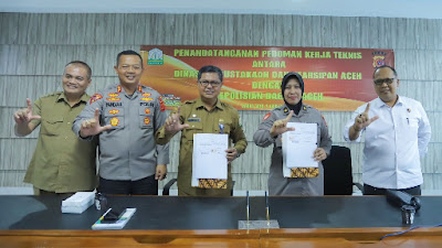 Polda Aceh dengan DPKA Teken Mou Pedoman Kerja Teknis