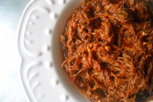 Slow Roasted and Simmered Pulled Pork