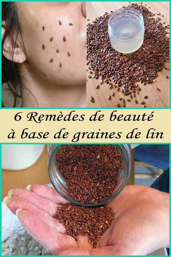 6 Remèdes de beauté à base de graines de lin