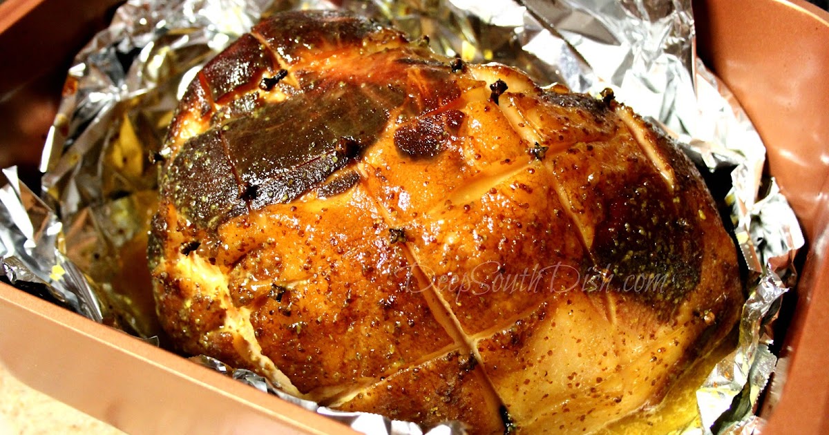 Smoked Holiday Ham with Pineapple Ginger Ale Glaze Recipe