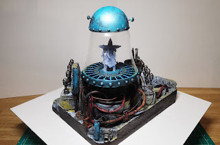 Transform capsule, diorama sci-fi ze styroduru