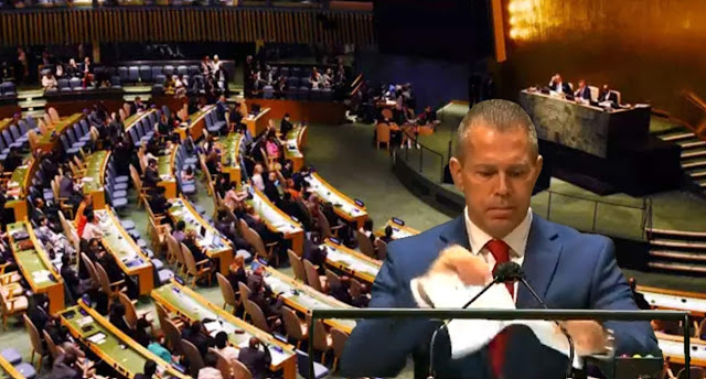 ‘Obsessive anti-Israel bias’: Israeli envoy Ambassador Erdan rips up UNHRC report at UN podium