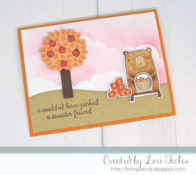 I Couldn't Have Picked a Sweeter Friend card-designed by Lori Tecler/Inking Aloud-stamps and dies from Reverse Confetti