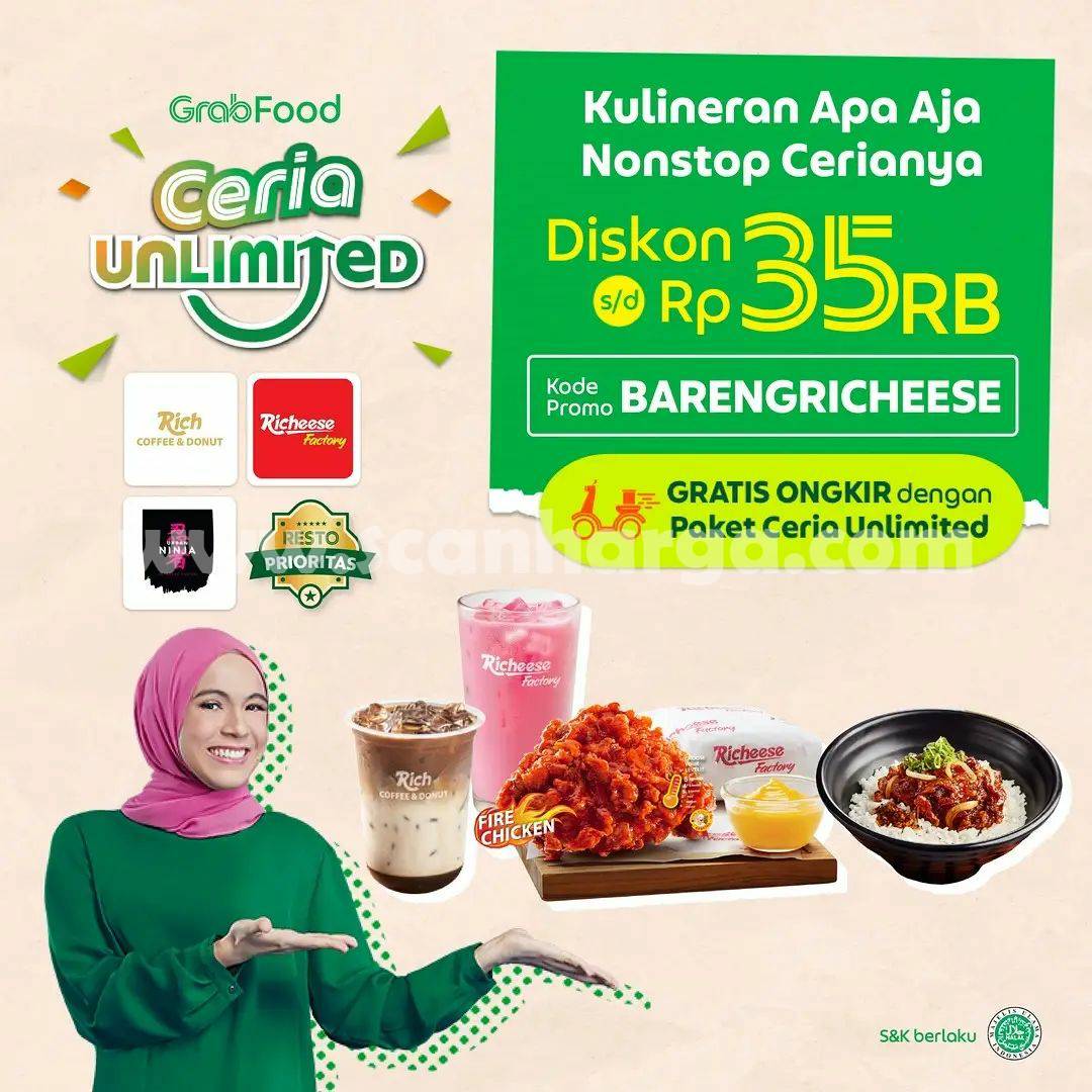 Promo Richeese Factory Terbaru 4 - 10 Oktober 2021