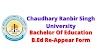 CRSU Online Re-Appear Form For B.Ed Examination January-2023 Apply Online Chaudhary Ranbir Singh University Jind