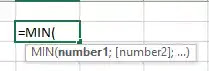 penggunaan rumus sama dengan min pada excel digunakan untuk