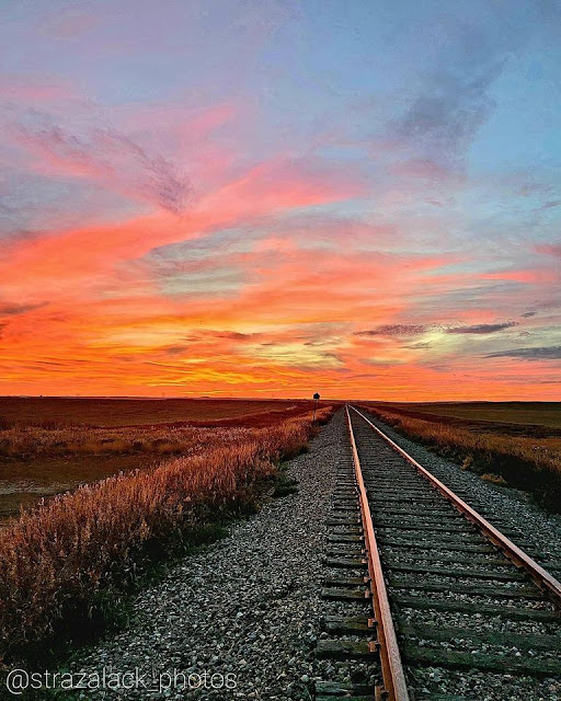 Sunset in Dodsland Saskatchewan