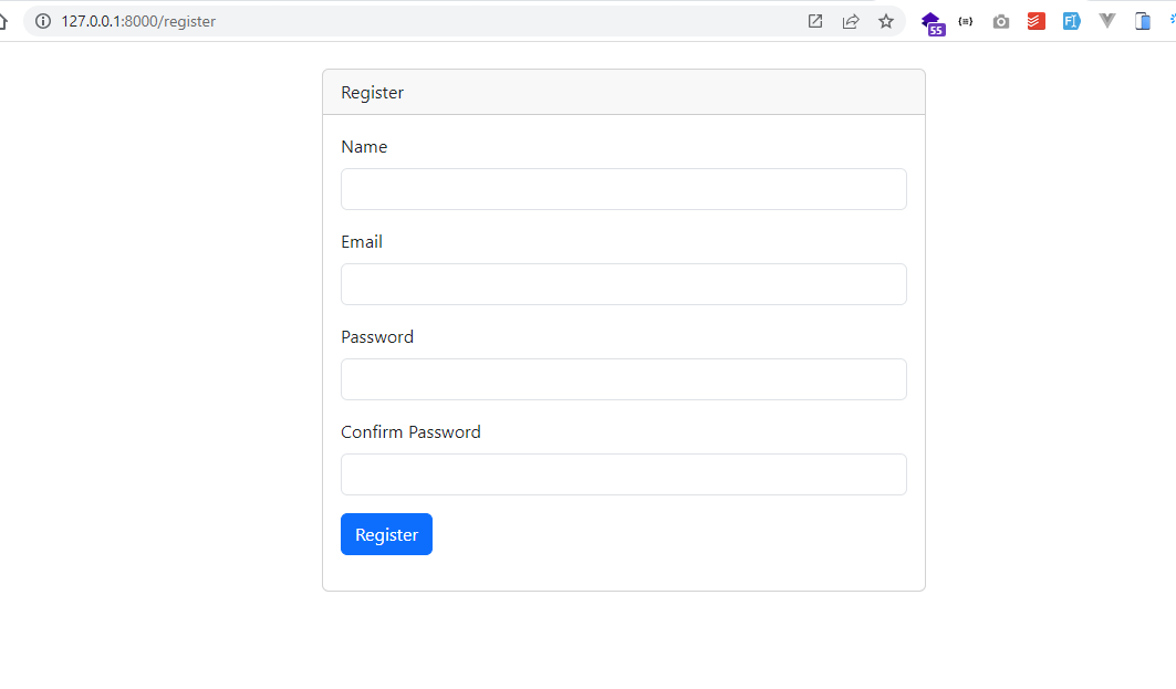 Membuat Registrasi Laravel