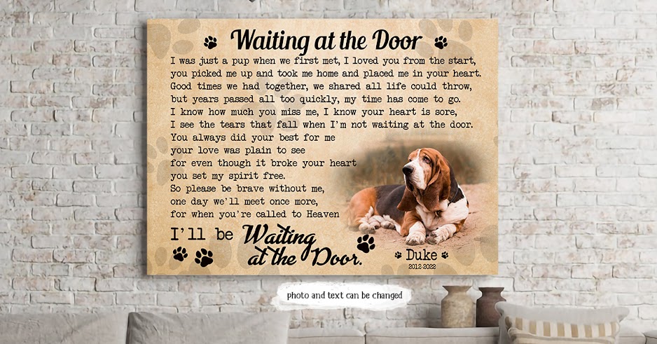 Waiting At The Door Dog Poem