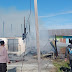 Rumah Dua Lantai di Belakang Pasar Sentral Timika Ludes Terbakar 