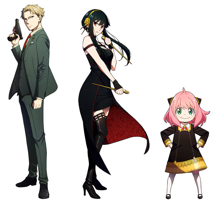 Spy x Family anime - personajes