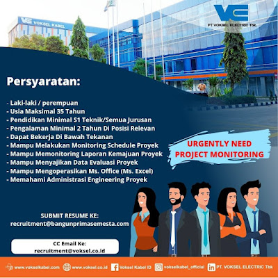 Lowongan Kerja - Job Vacancy : Voksel Electric