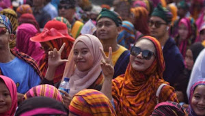 Ribuan Masyarakat Bima Dukung Festival Rimpu Mantika Kota Bima Tahun 2024