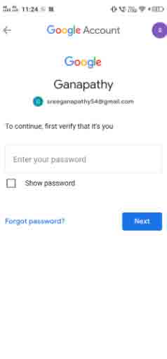 تغيير كلمة مرور Gmail على Android
