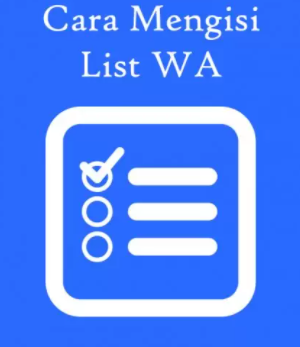 2+ Cara Membuat List di Grup WA Untuk Daftar Hadir atau Absen