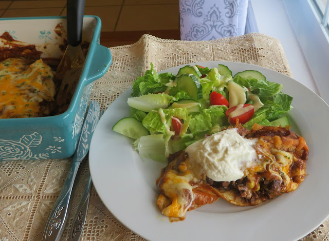 Shredded Beef Enchiladas