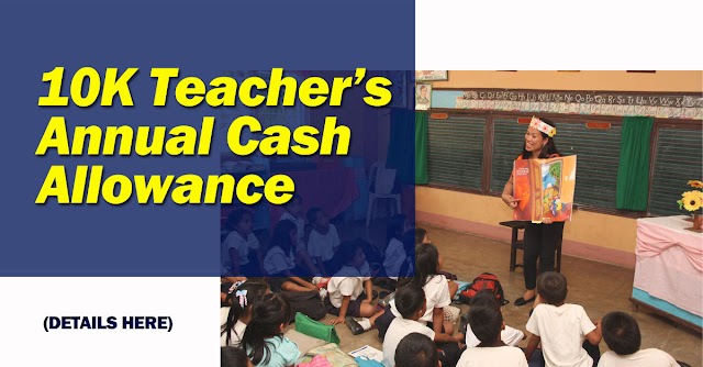 10K Teacher’s Annual Cash Allowance  Urged