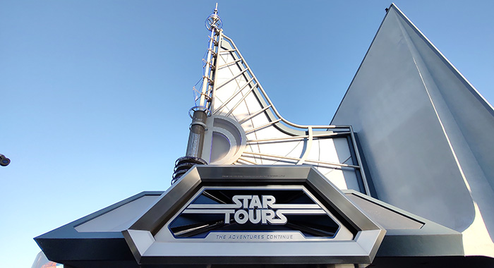 Star Tours en Disneyland.