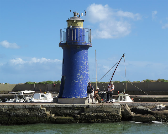 The blue lighthouse, Via Porto Canale, Castiglione della Pescaia