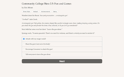 Community College Hero: Fun and Games game screenshot